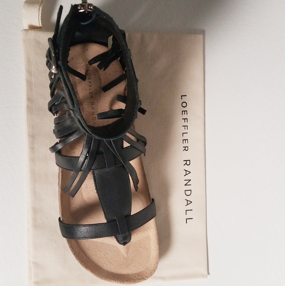 Loeffler Randall Black Sandals
